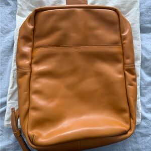 Mari Leather Backpack Parker Clay